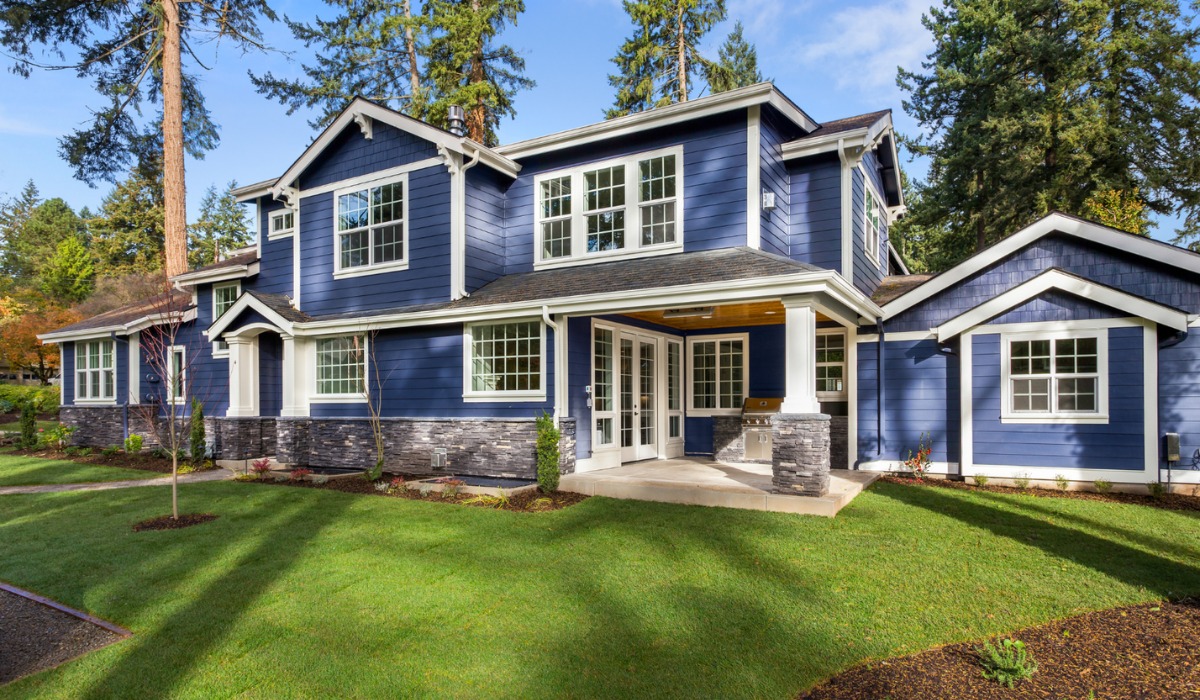 large two-story house