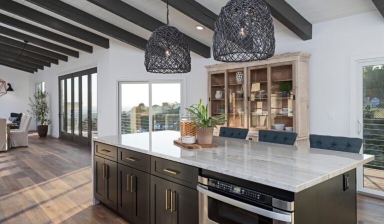 modern kitchen island