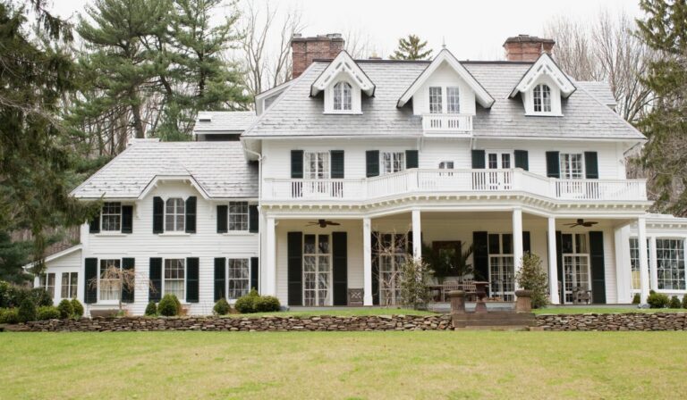 A large white historic estate