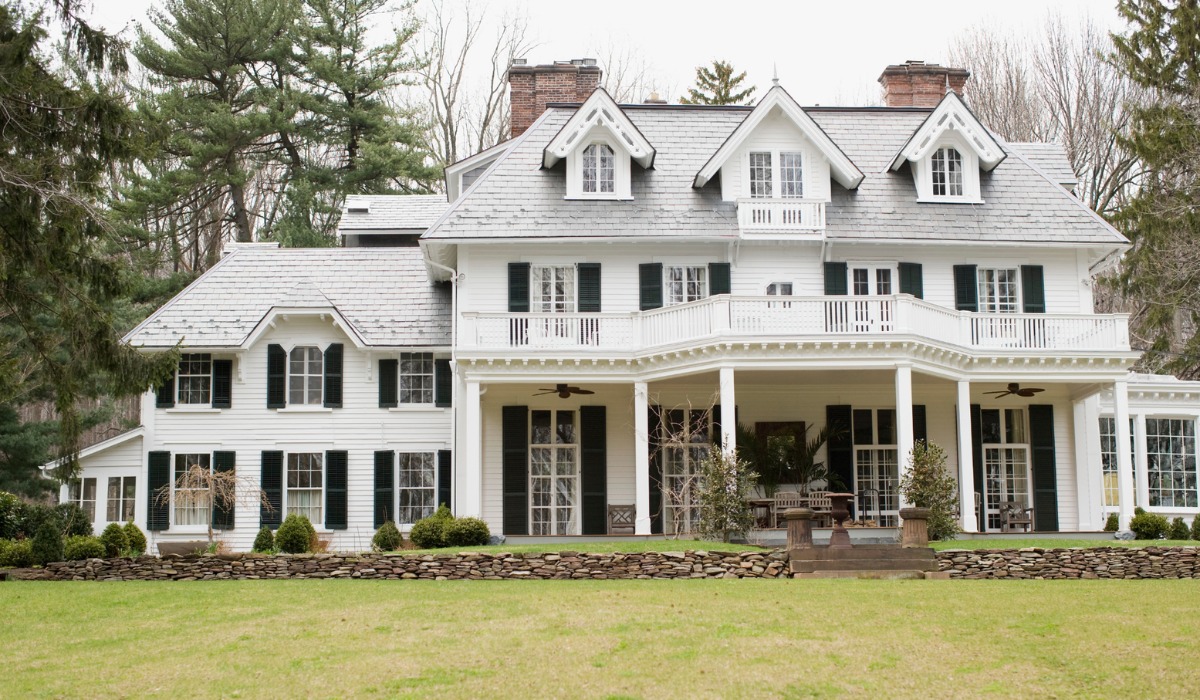 A large white historic estate