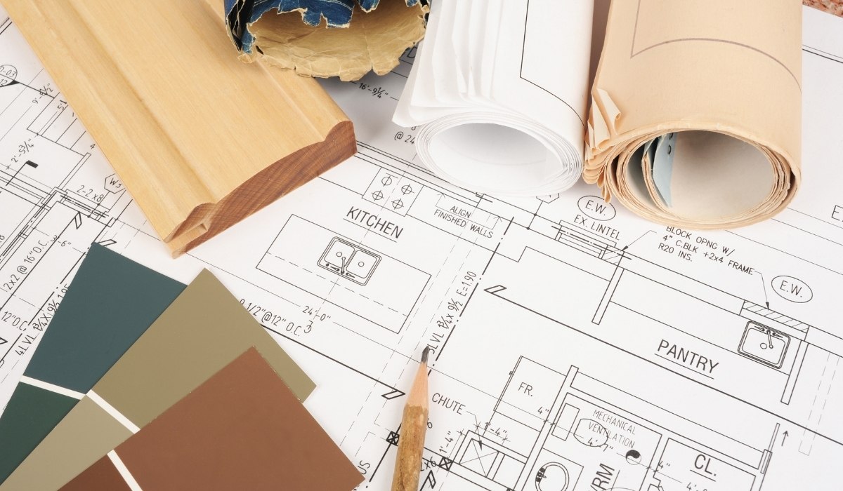 blueprints for a kitchen